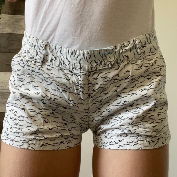 Cute White and black Seagull shorts - Picture 3 of 8